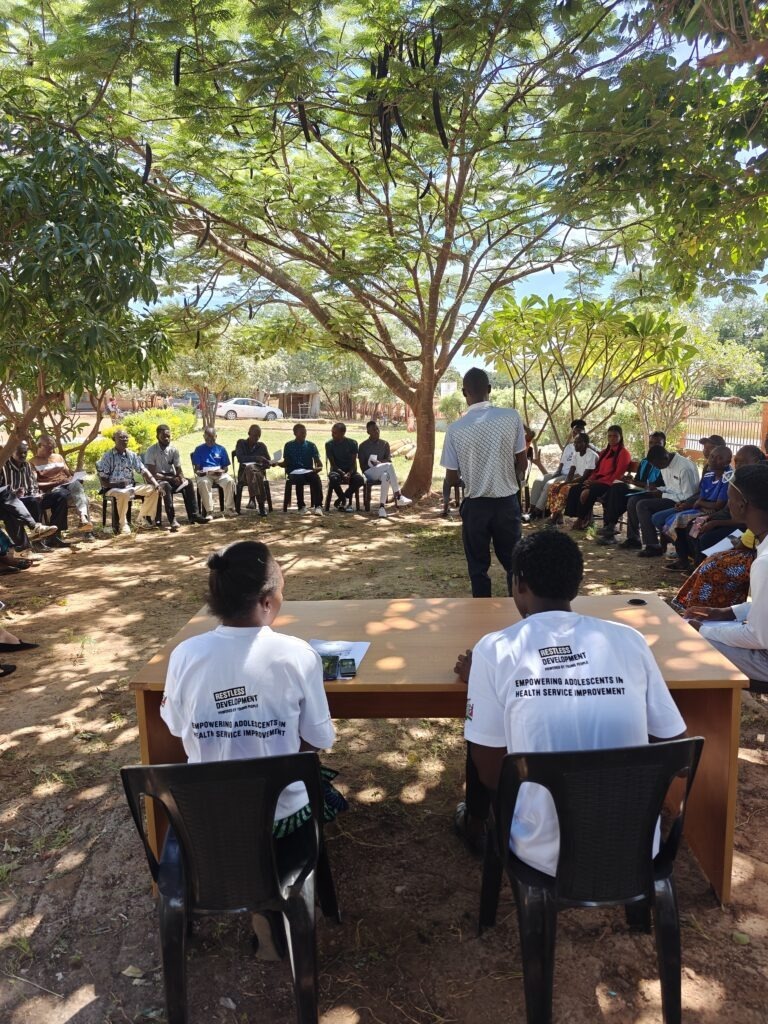 Young people and community representatives at youth/health Indaba 2025
