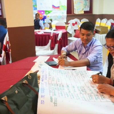 GreenShift focal teachers participating in the ToT